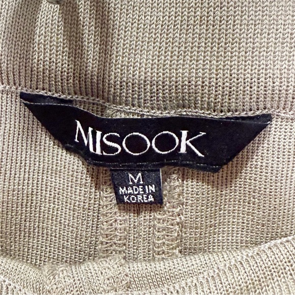 Misook Knit Pants Pull On Wide Leg Medium - Picture 8 of 9